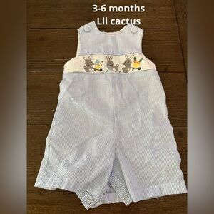 Iil cactus Easter outfit size 3-6 months